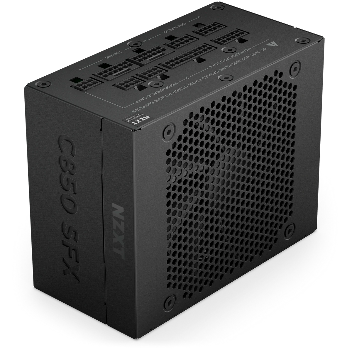 NZXT C850 SFX Gold 850W Power Supply – 80 PLUS Gold, Fully Modular SFF PSU, ATX 3.1 & PCIe 5.1 Ready with 12V-2x6 Cable - مزود طاقة حجم صغير