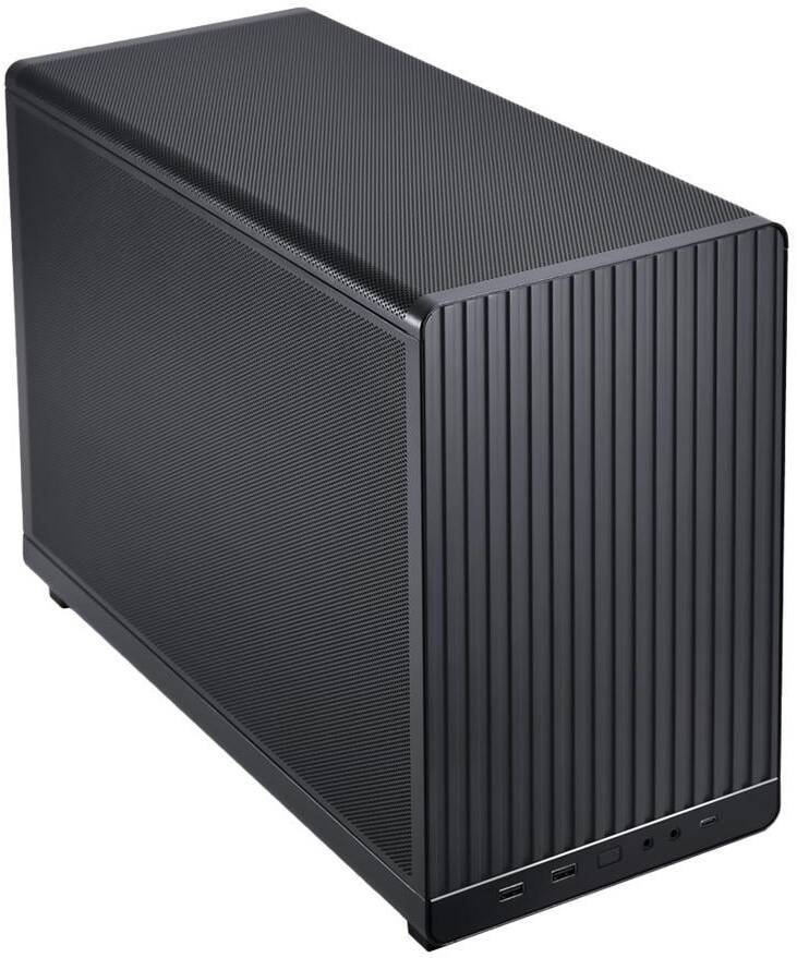 Lian Li A3-mATX Case, No Fans Included, Supports 360mm Radiator & 10x 120mm Fan Support, ATX/SFX/SFX-L, Black - كيس اسود
