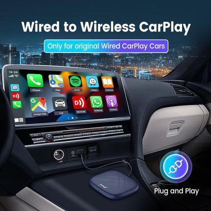 CarlinKit Android 13 Ultra CarPlay Ai Box Android Auto Wireless CarPlay QCM6125 8G 128GB GPS Support Video Playback App - قطعة تحويل شاشة الوكالة الى شاشة الاندرويد - PC BUILDER QATAR - Best PC Gaming Store in Qatar 