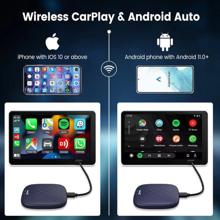 CarlinKit Android 13 Ultra CarPlay Ai Box Android Auto Wireless CarPlay QCM6125 8G 128GB GPS Support Video Playback App - قطعة تحويل شاشة الوكالة الى شاشة الاندرويد - PC BUILDER QATAR - Best PC Gaming Store in Qatar 