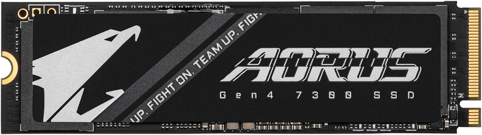 GIGABYTE AORUS  Internal SSD, 1TB Capacity, Up to 7300 MB/s Read & Up to 6000 MB/s Write Speed, 3D TLC NAND Flash, M.2 2280 Form Factor, PCI-Express 4.0 x4 & NVMe 1.4, Black