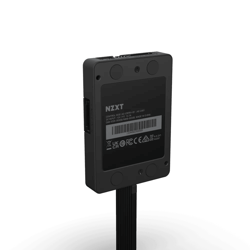 NZXT Control Hub - Digital RGB Lighting and PWM Fan Speed Controller - متحكم في المراوح