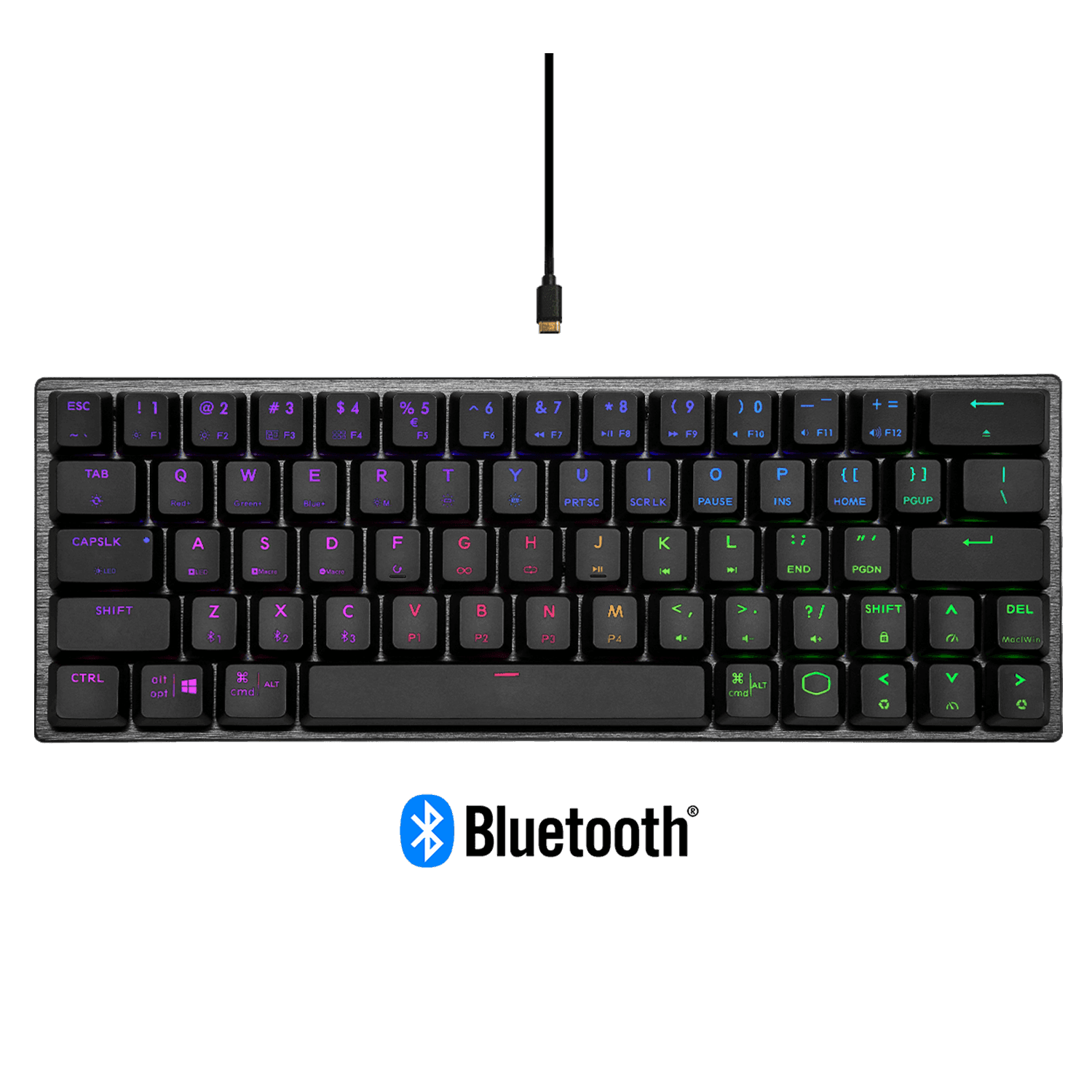 COOLER MASTER SK622 WIRELESS MECHANICAL KEYBOARD Black - لوحة مفاتيح وايرليس COOLER MASTER SK622 WIRELESS MECHANICAL KEYBOARD Black - لوحة مفاتيح وايرليس