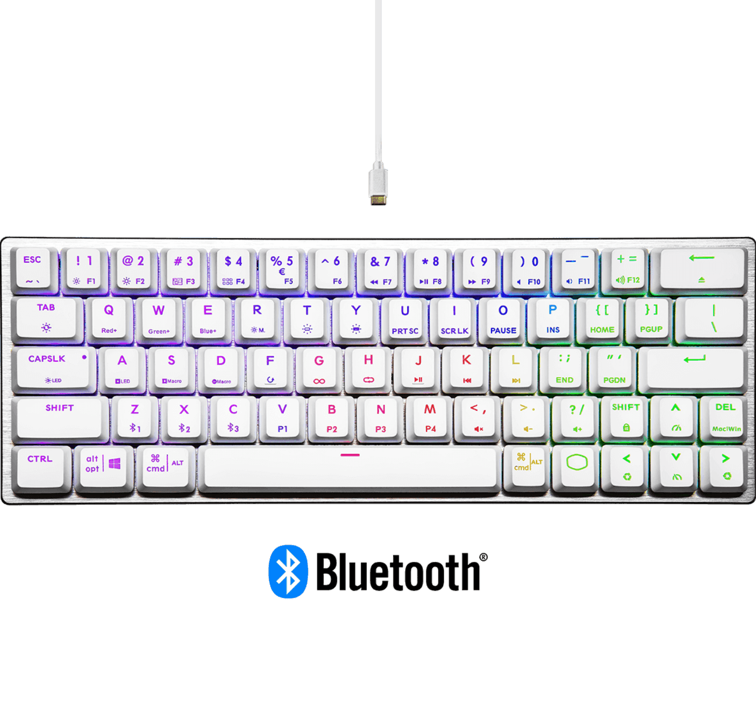 COOLER MASTER SK622 WIRELESS MECHANICAL KEYBOARD White - لوحة مفاتيح COOLER MASTER SK622 WIRELESS MECHANICAL KEYBOARD White - لوحة مفاتيح