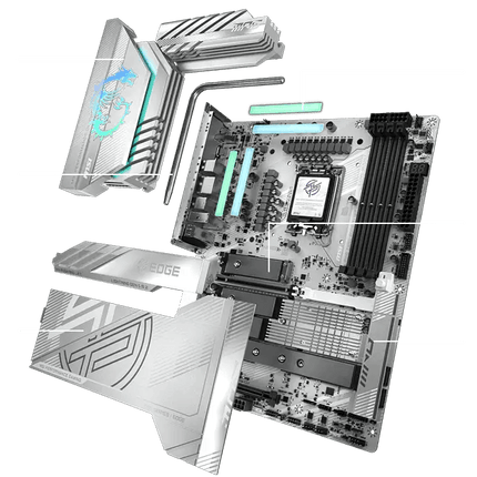 MSI MPG Z890 EDGE TI WIFI DDR5 Motherboard - اللوحة الام