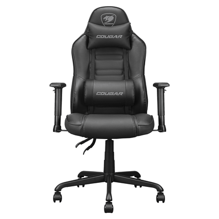 Cougar Fusion S Series black Gaming Chair - كرسي - PC BUILDER QATAR - Best PC Gaming Store in Qatar 
