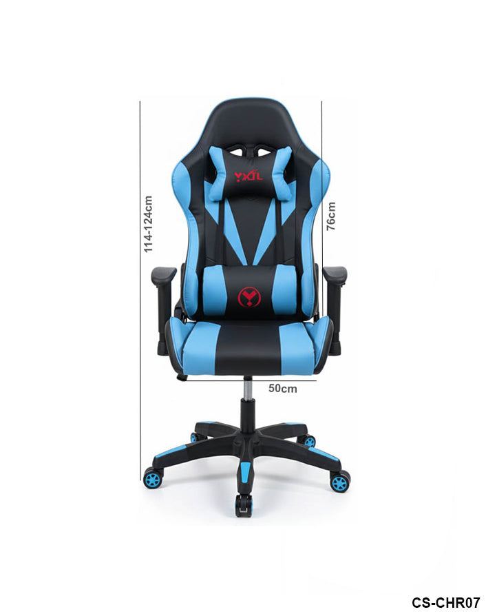 CHATTY Gaming Chair CS-CHR 07 - Black/Blue - كرسي أزرق