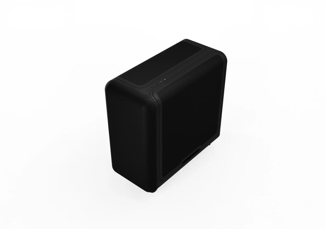 HYTE X50 Air ATX Mid-Tower High-Airflow PC Gaming Case Pitch Black, Full-Coverage Micro-Mesh Design - كيس