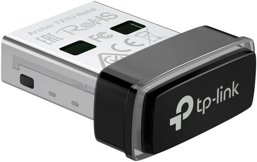 TP-Link Archer (AX300) TX1U Nano Wireless USB Adapter, Wi-Fi 6  Technology, Built-In Antenna, Plug & Play, AP Mode - لاقط شبكه واي فاي 6