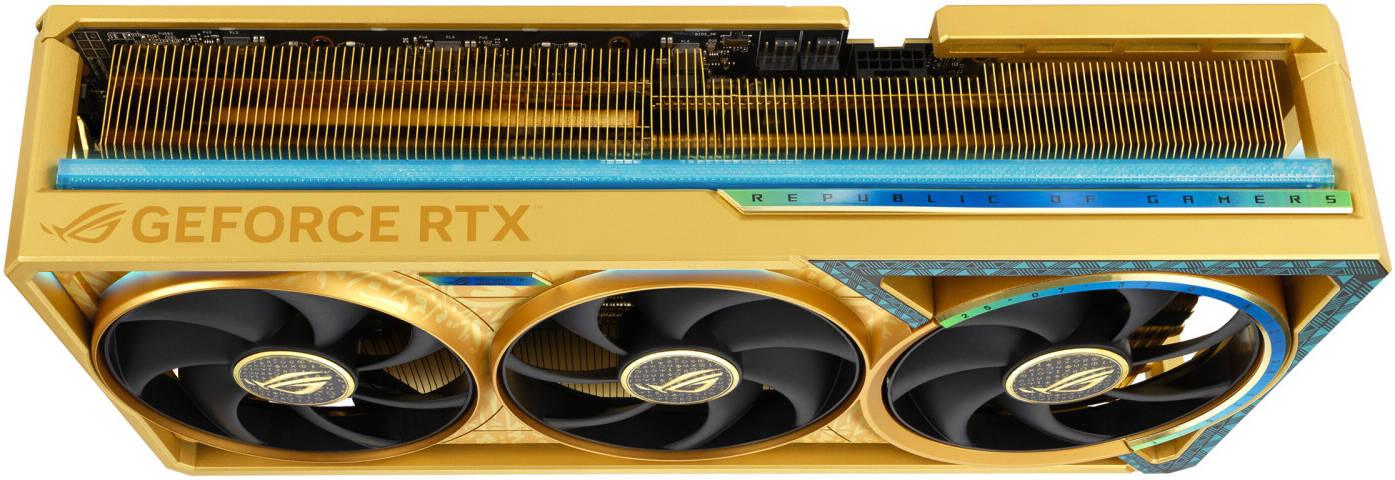Asus ROG Astral Dhahab Edition GeForce RTX 5090 32GB OC GDDR7 Graphics Card - Dhahab Edition -6.5G GOLD -   كرت الشاشة مطلى بل ذهب