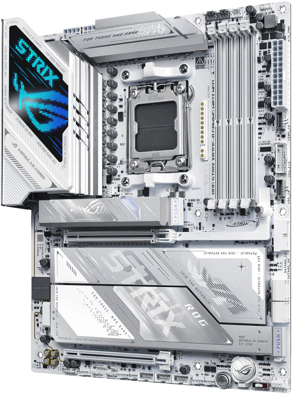ASUS ROG STRIX X870E-A Gaming Wifi7 Neo ATX AM5 Motherboard DDR5, AMD X870E Chipset - اللوحة الأم