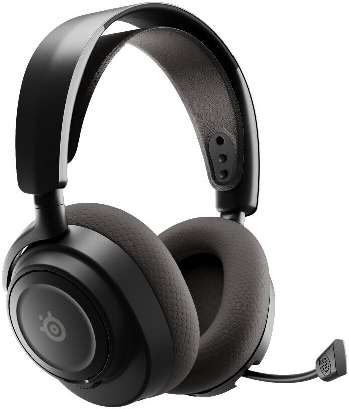 SteelSeries Arctis Nova 7P Gen 2 Wireless Gaming Headphones, Playstation Edition, Neodymium Magnetic Drivers, 360° Spatial Audio, Noise Rejecting Mic, 50h Battery Life, Black ( PS5) - سماعه قيمنق لاسلكيه