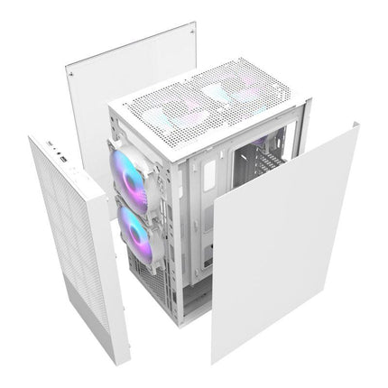 DarkFlash A290 Tempered ATX glass PC Case White - صندوق