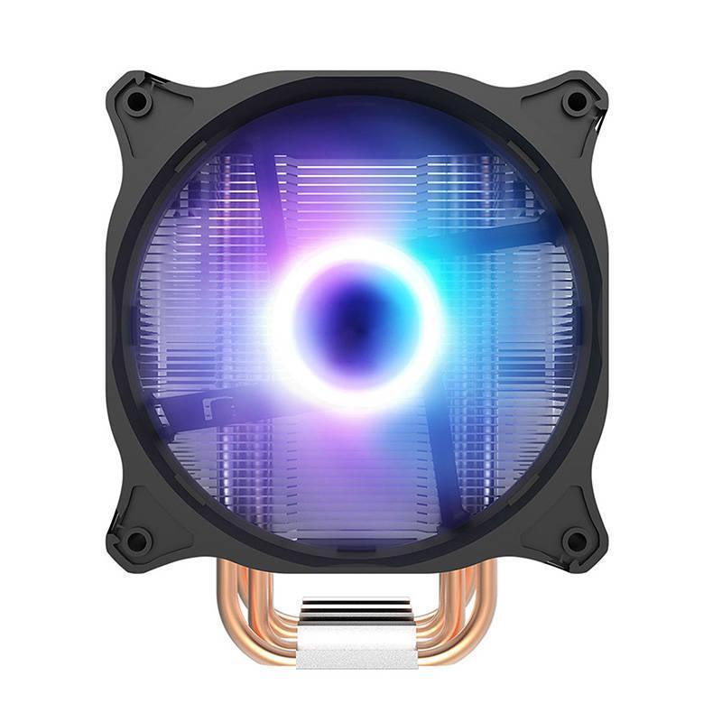 Darkflash Darkair LED active CPU cooler (heatsink + fan 120x120) black - مبرد Darkflash Darkair LED active CPU cooler (heatsink + fan 120x120) black - مبرد