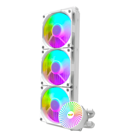 DarkFlash Radiant DC 360 Liquid CPU Cooler White - مبرد مائي