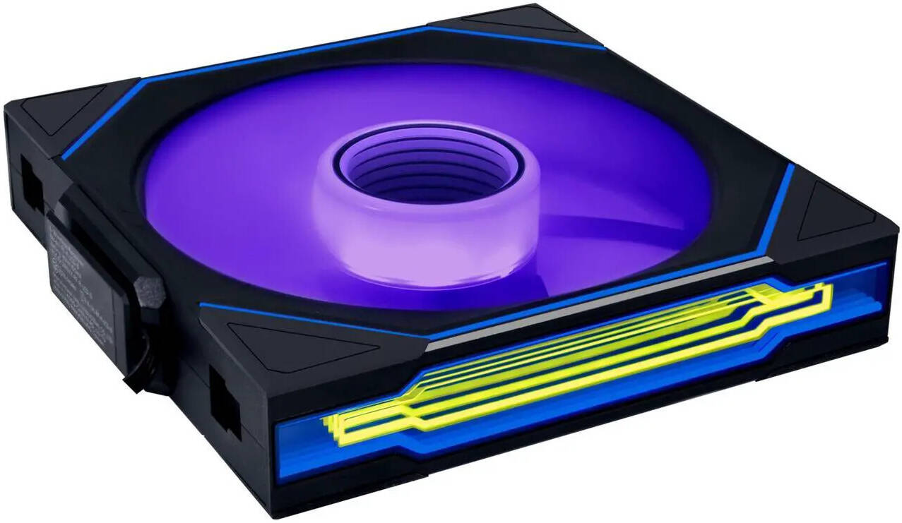Lian Li UNI FAN SL Infinity Wireless Reverse 140mm – Black (1 Pack) - مروحة عكسية سوداء