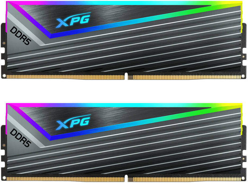 Adata XPG Caster 32GB (2x16GB) RGB DDR5 U-DIMM 6000 MHz CL30 RAM Black - الذاكرة العشوائية