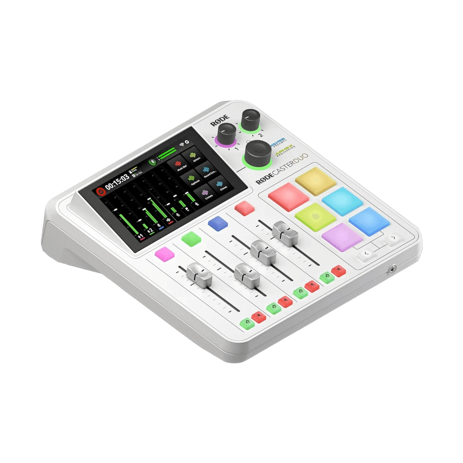 RØDE - RODECaster Duo Integrated Audio Production Studio - White - مكسر صوت احترافي