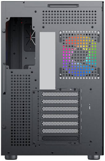 Xigmatek Aqua Ultra Air E-ATX Computer Case With RGB Fans , Black - كيس