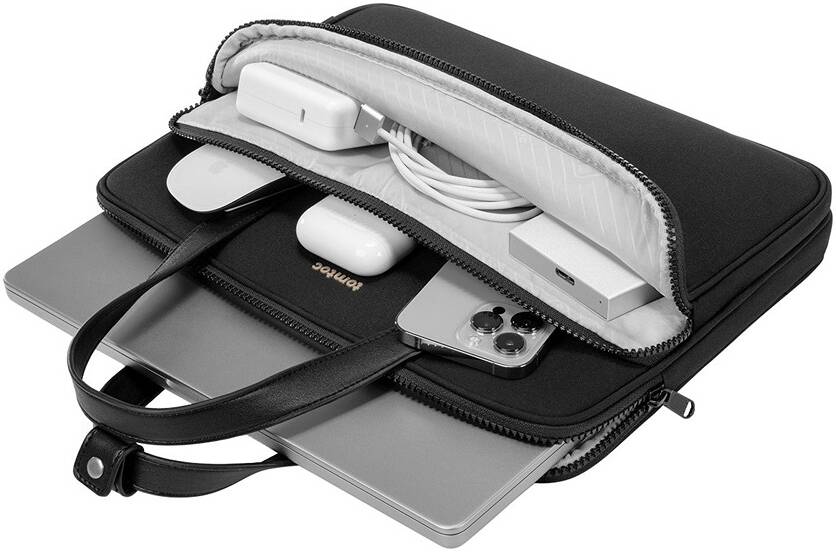 The Her-H22 Laptop Shoulder Bag for 13.5 - 14-inch- Black- حقيبه لابتوب