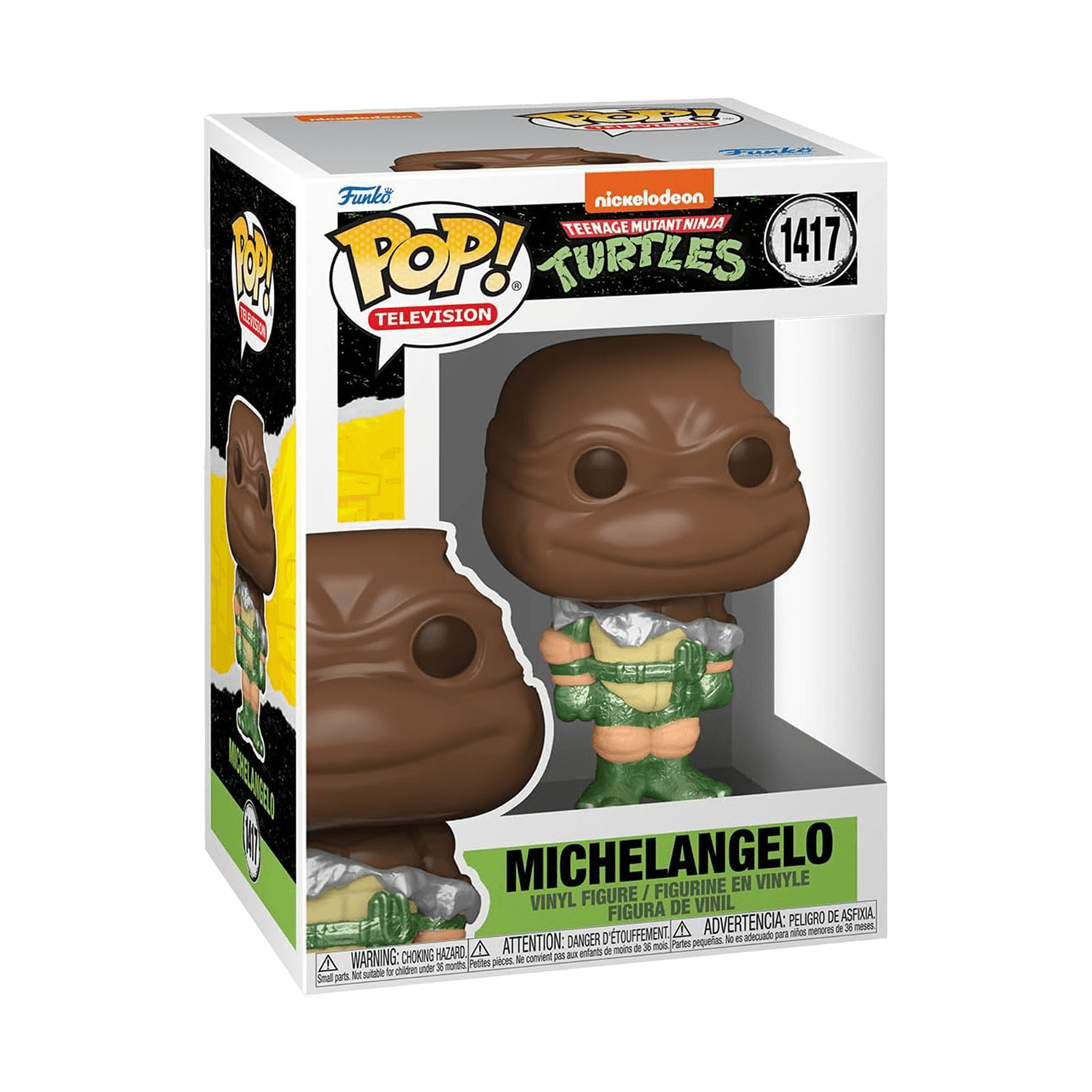 Funko Pop! Movies: Teenage Mutant Ninja Turtle - Michelangelo Chocolate #1417 - مجسمات أفلام Funko Pop! Movies: Teenage Mutant Ninja Turtle - Michelangelo Chocolate #1417 - مجسمات أفلام