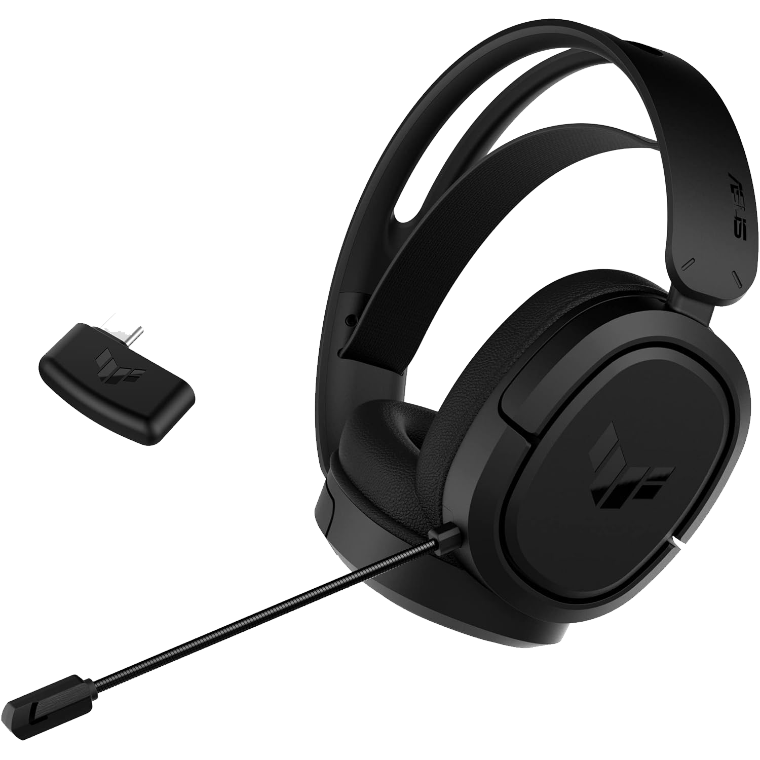 ASUS TUF GAMING H1 Wireless HEADSET 7.1 Surround FEATURES A 2.4 GHZ CONNE For PC, PS5 - سماعات قيمنق احترافية