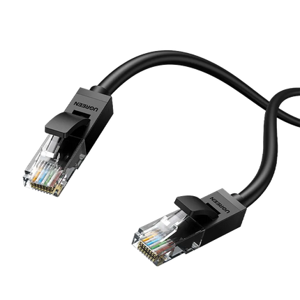 Ugreen Cat 6 Round UTP Gigabit Ethernet Network Cable - 2M - Black - كيبل نت 