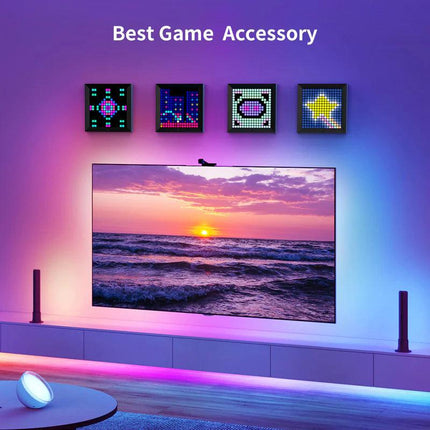 Divoom Pixoo 16x16 Pixel Art LED Display Gaming Room Decor - شاشة عرض ذكيه - PC BUILDER QATAR - Best PC Gaming Store in Qatar 