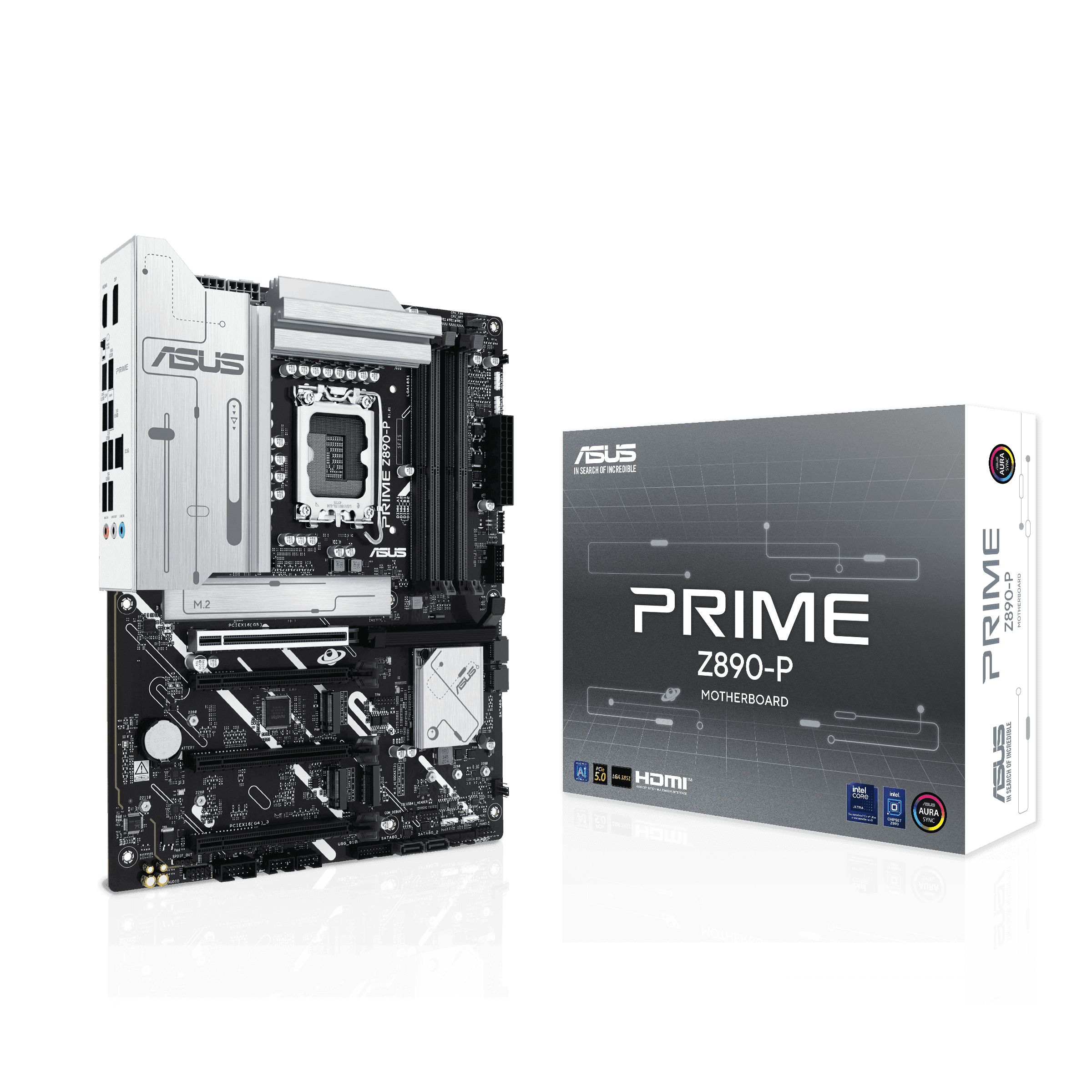 ASUS Prime Z890-P DDR5 LGA 1851 Intel ATX Gaming Motherboard - اللوحة الام ASUS Prime Z890-P DDR5 LGA 1851 Intel ATX Gaming Motherboard - اللوحة الام