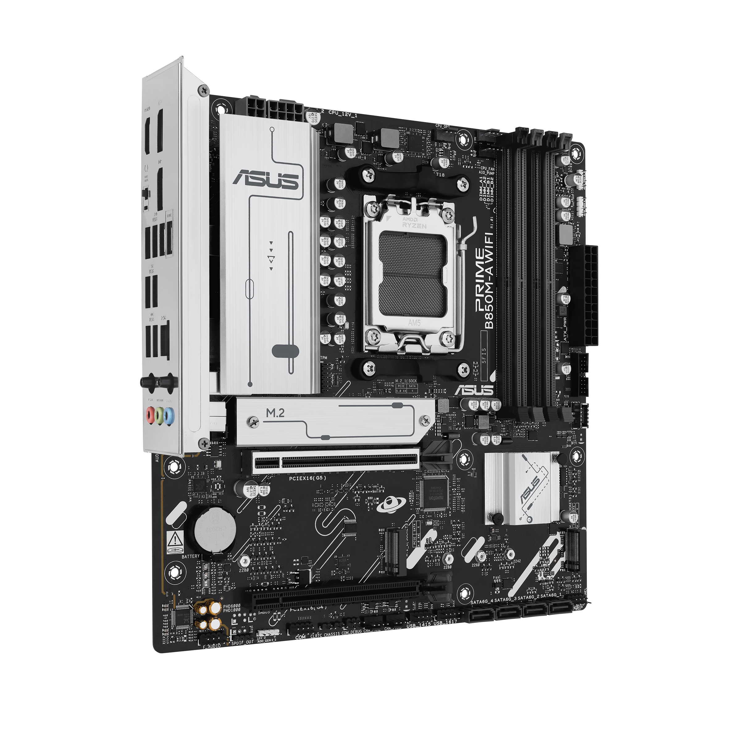 ASUS Prime B850M-A WiFi Motherboard DDR5, AMD, AM5, mATX Motherboard - اللوحة الأم