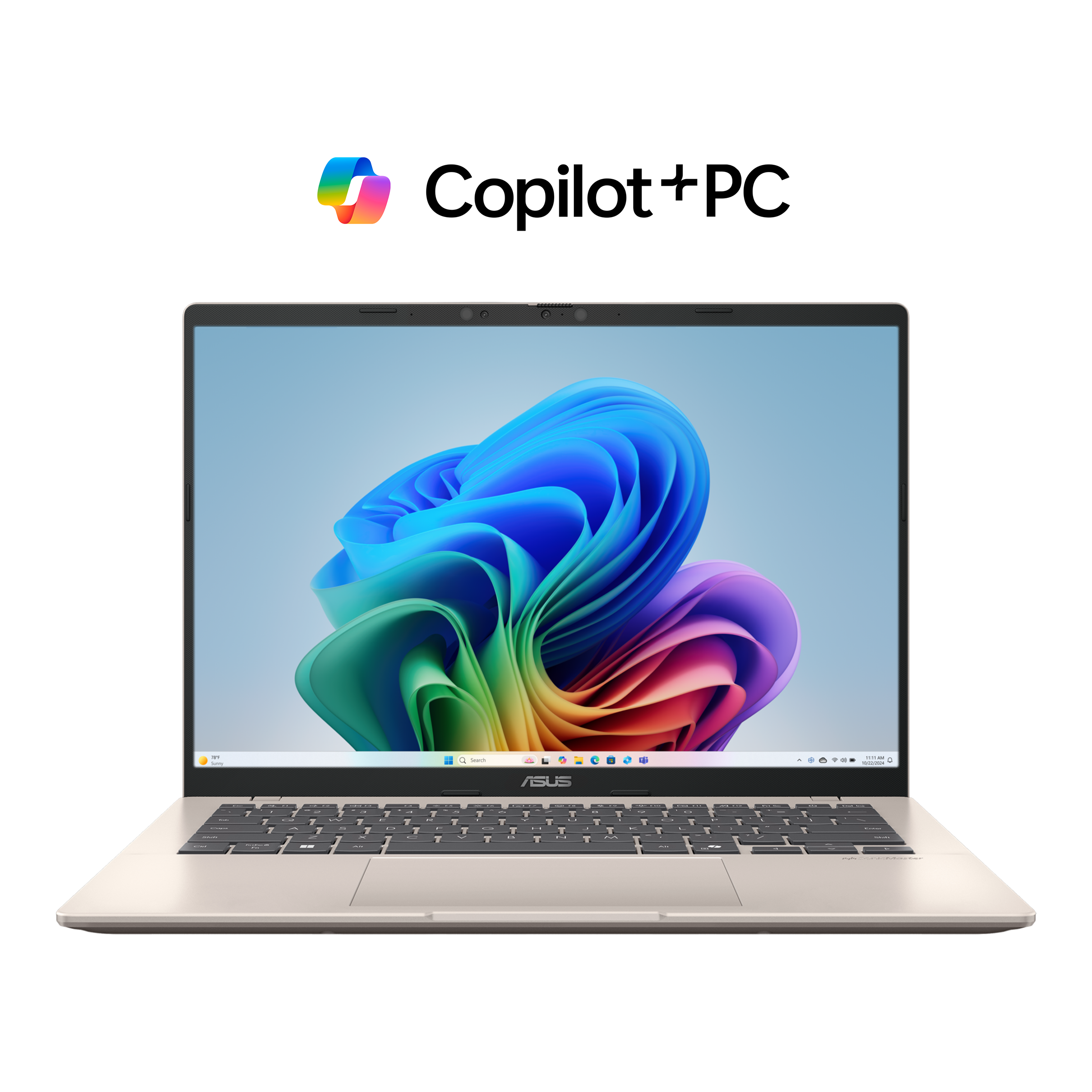 Asus Vivobook 14 Laptop X1407QA-LY046W, 14-inch, 16GB RAM, 1TB SSD, Gold - لابتوب