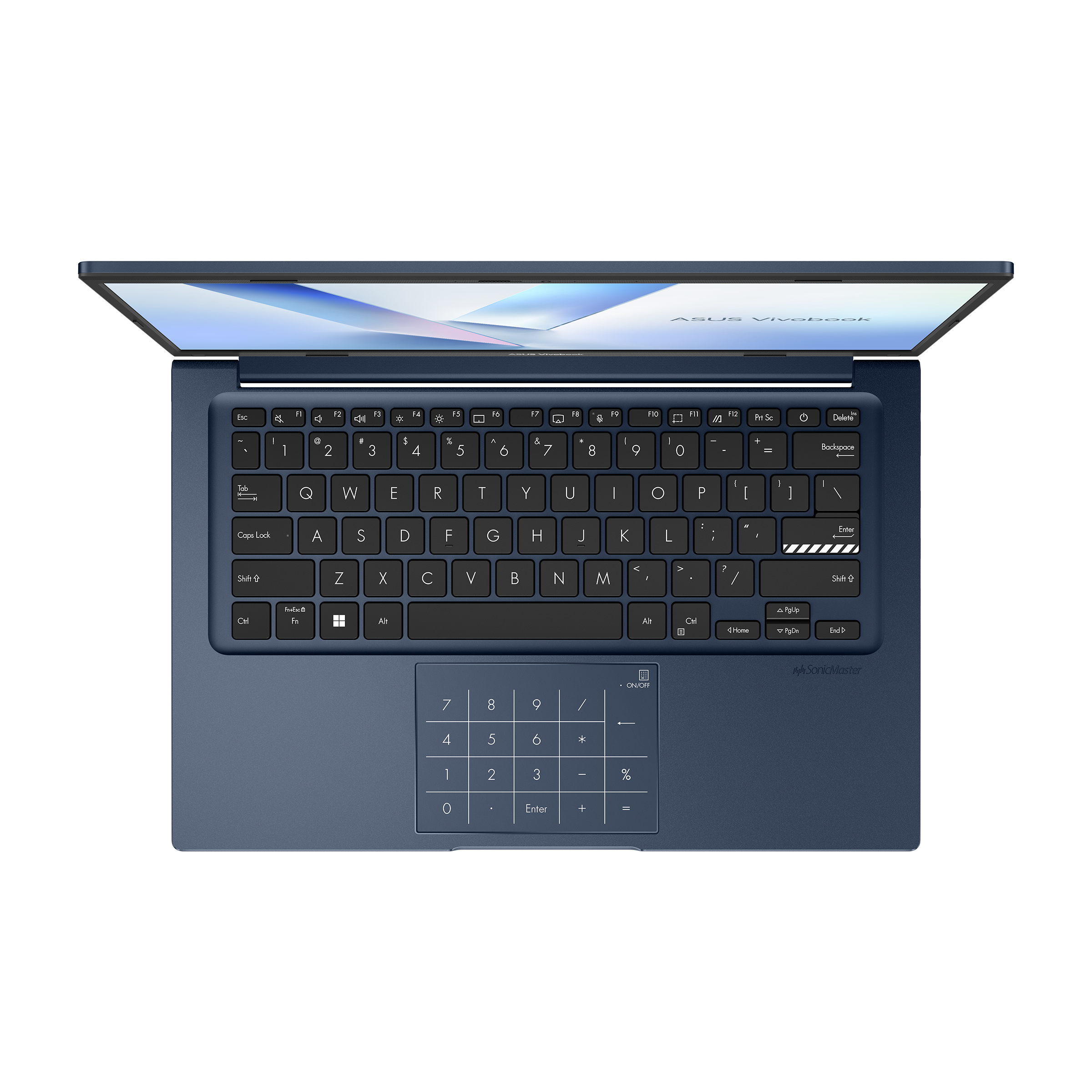 Asus Vivobook 14 Laptop X1404VA-EB711W, 14.0-inch, FHD 60Hz, i7-1355U, Intel Iris X Graphics, 16GB Ram, 1TB SSD, Bluen - لابتوب