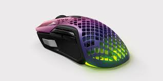 SteelSeries Aerox 5 Wireless,  Bluetooth , Holey RGB Gaming Mouse  - ماوس احترافي