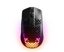 SteelSeries Aerox 9 Wireless Holey RGB Gaming Mouse Ultra-lightweight -ماوس احترافي