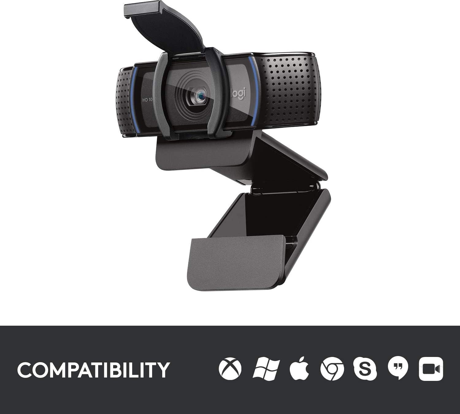 Logitech C920 HD Pro Webcam 1080p Full HD Video Calling & Streaming - كاميرا لوجيتك
