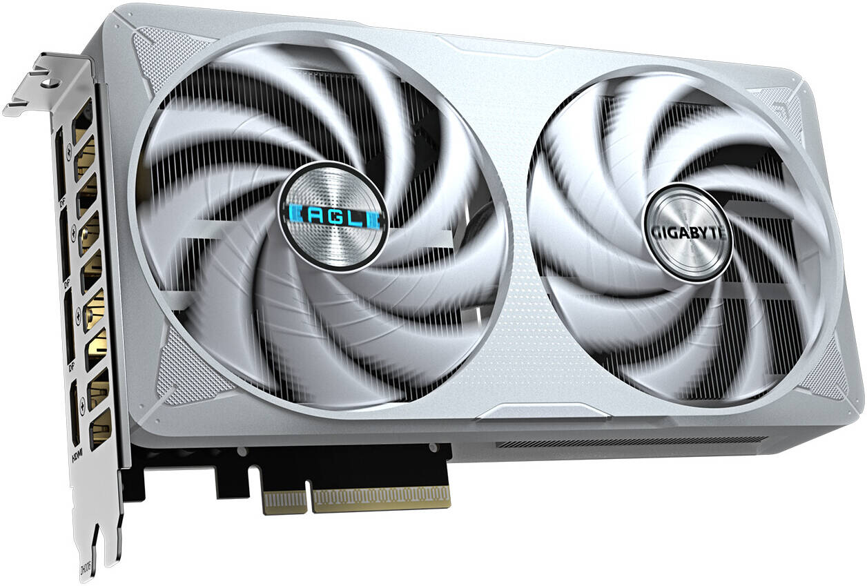 Gigabyte GeForce RTX 5060 Ti Eagle OC Ice 8GB Graphics Card GDDR7 - White - كرت شاشه أبيض