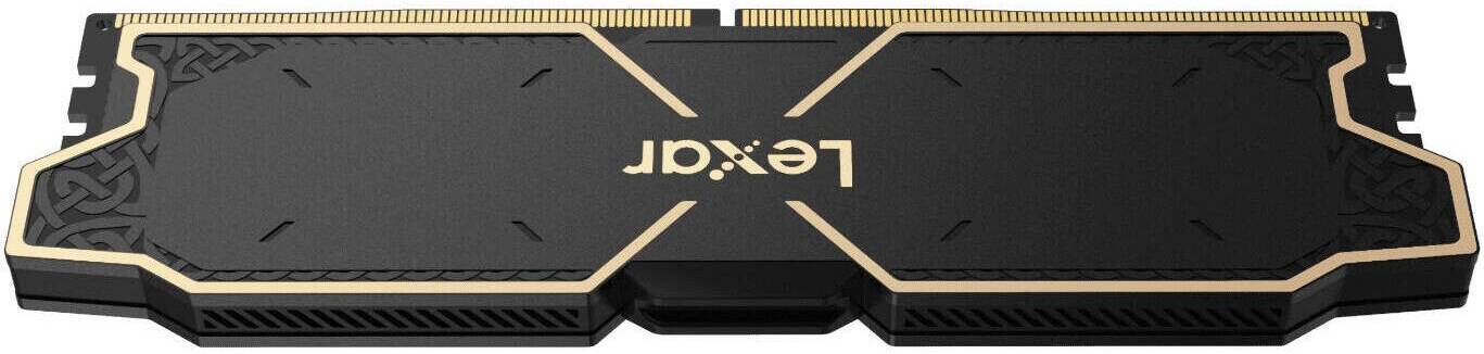 Lexar THOR OC DDR5 Desktop Memory, 32GB (2x16GB) Capacity, 6000 MT/s Memory Speed, CL32 CAS Latency, Intel XMP 3.0 & AMD EXPO Profiles, Black | LD5U16G60C32LG-RGD