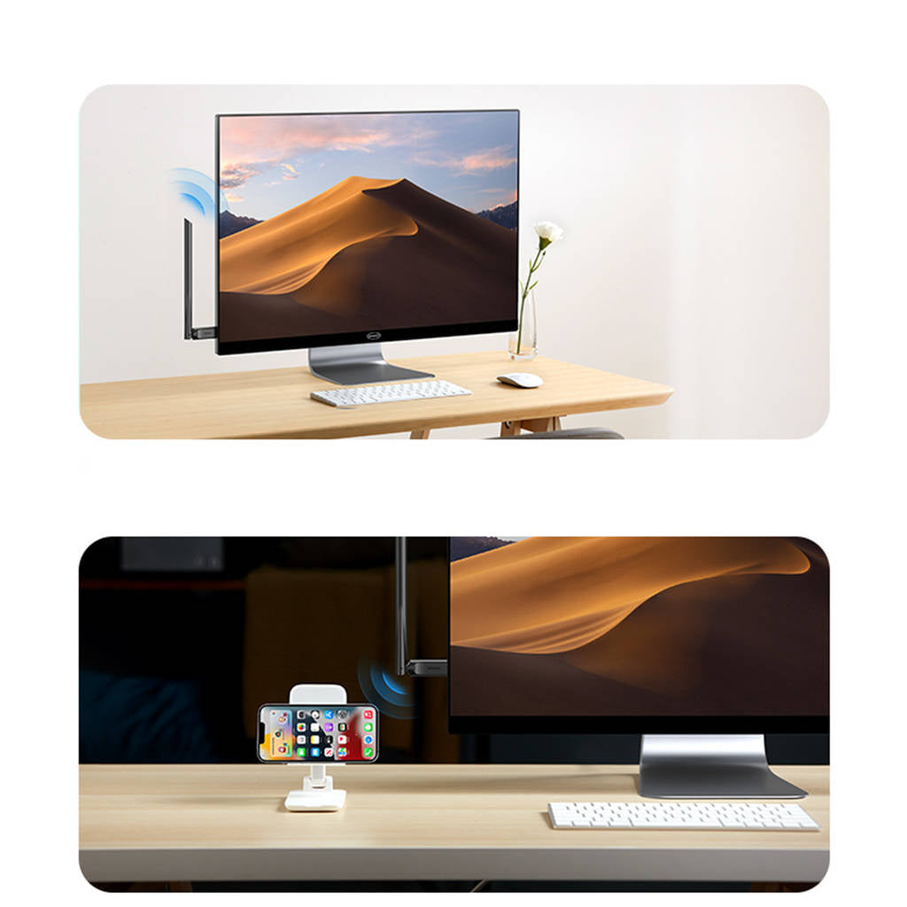 Ugreen WIFI ADPTOR  AC650 High-Gain Dual Band Wireless USB Adapter - محول وايرليس