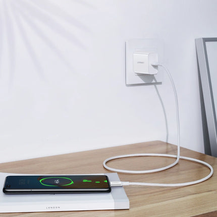 Ugreen Cable USB-C To USB-C 2.0 2M 100W -  White - كيبل شحن