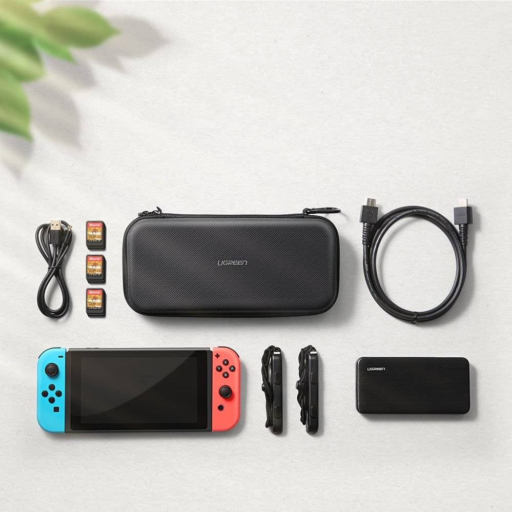 Ugreen bag for Nintendo Switch and accessories 26cmx12cmx4cm black - شنط للننتندو