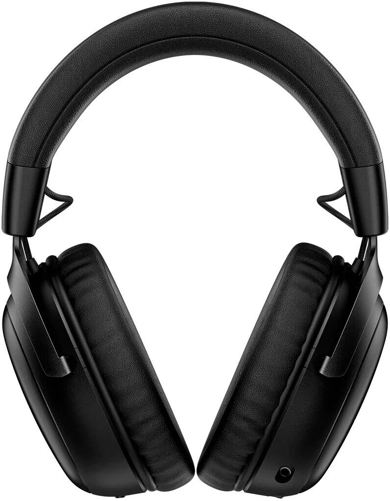 HyperX Cloud III S 2.4GHz, Bluetooth, Battery Life up to 120 Hours 2.4GHz / 200 Hours Bluetooth, Detachable Mic – Black - سماعة سوداء لاسلكية
