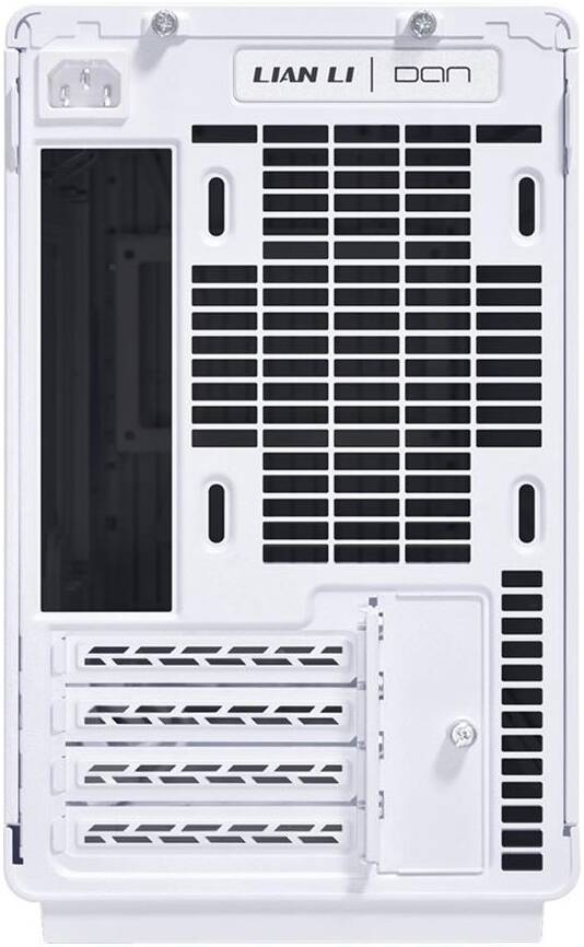 Lian Li A3-mATX Case, No Fans Included, Supports 360mm Radiator & 10x 120mm Fan Support, ATX/SFX/SFX-L, White - كيس أبيض