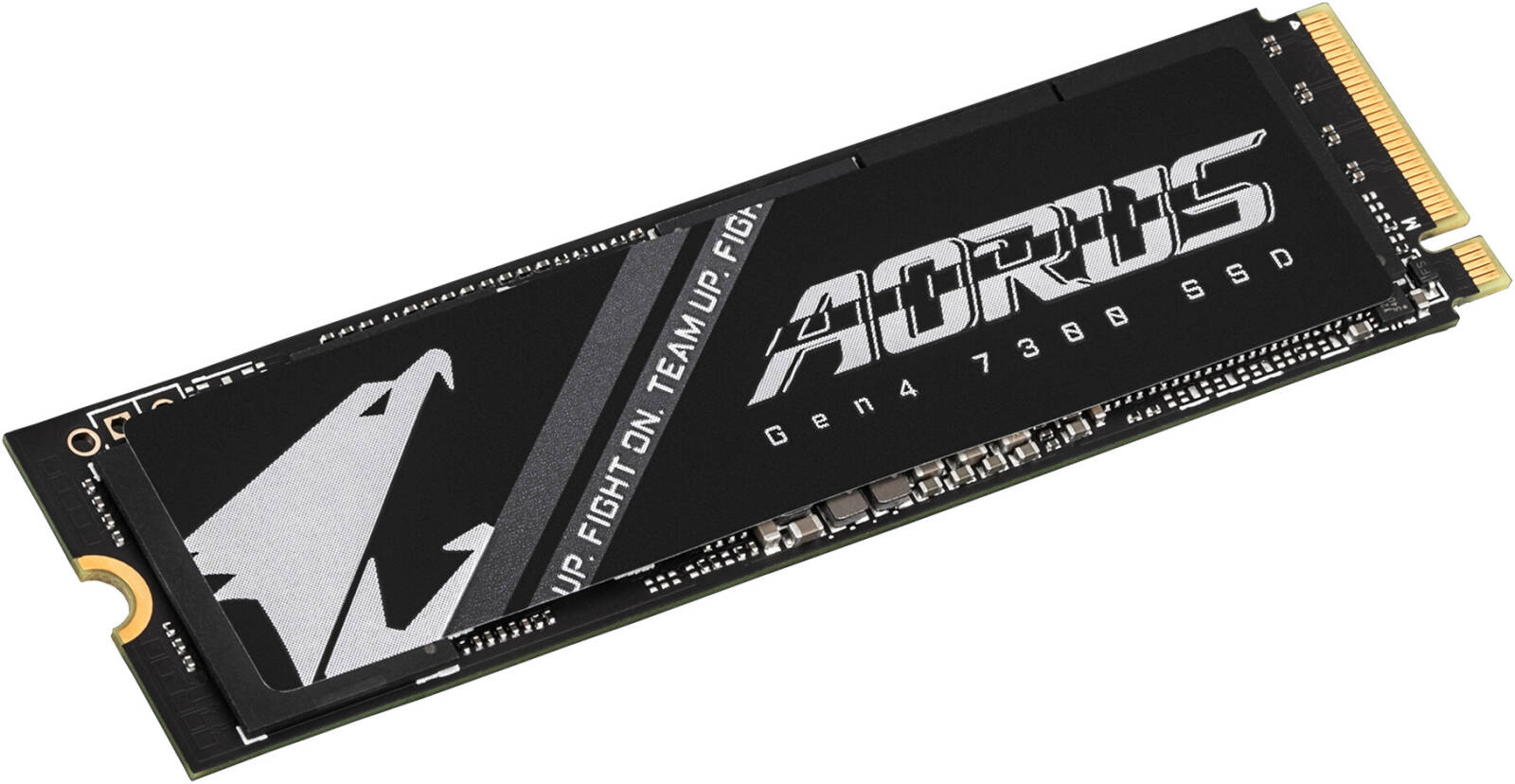 GIGABYTE AORUS 2TB Capacity, Gen4 7300 SSD Storage w/o Heat Spreader, PCI-Express 4.0 x4, NVMe 1.4 Interface, M.2 2280 Form Factor, Up to 7300 MB/s Read & Up to 6850 MB/s Write - تخزين سريع