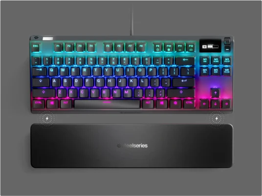 Steelseries Apex Pro Mini Wireless Gaming HyperMagnetic Keyboard 60% Black - كيبورد احترافي