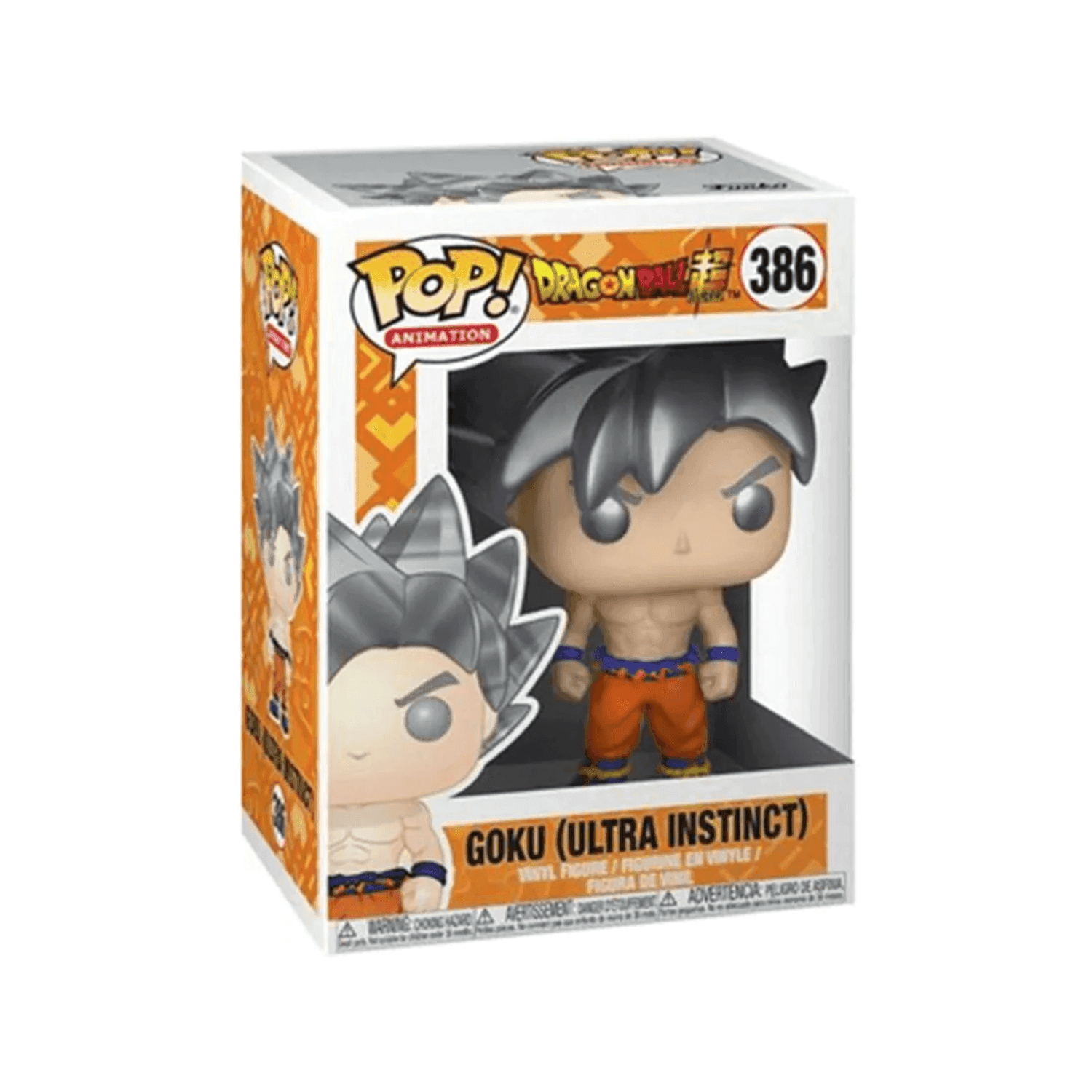 Funko Pop! Animation: Dragon Ball Super - Goku (Ultra Instinct Form) #386 - مجسمات انمي Funko Pop! Animation: Dragon Ball Super - Goku (Ultra Instinct Form) #386 - مجسمات انمي