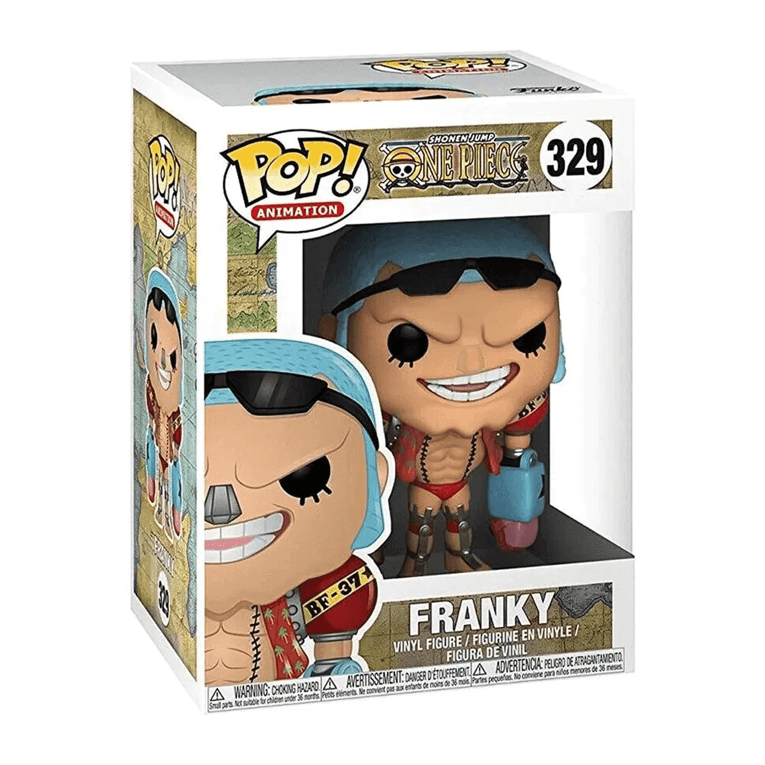 Funko Pop! Animation: One Piece S2 - Franky - #329 - مجسمات أنمي Funko Pop! Animation: One Piece S2 - Franky - #329 - مجسمات أنمي