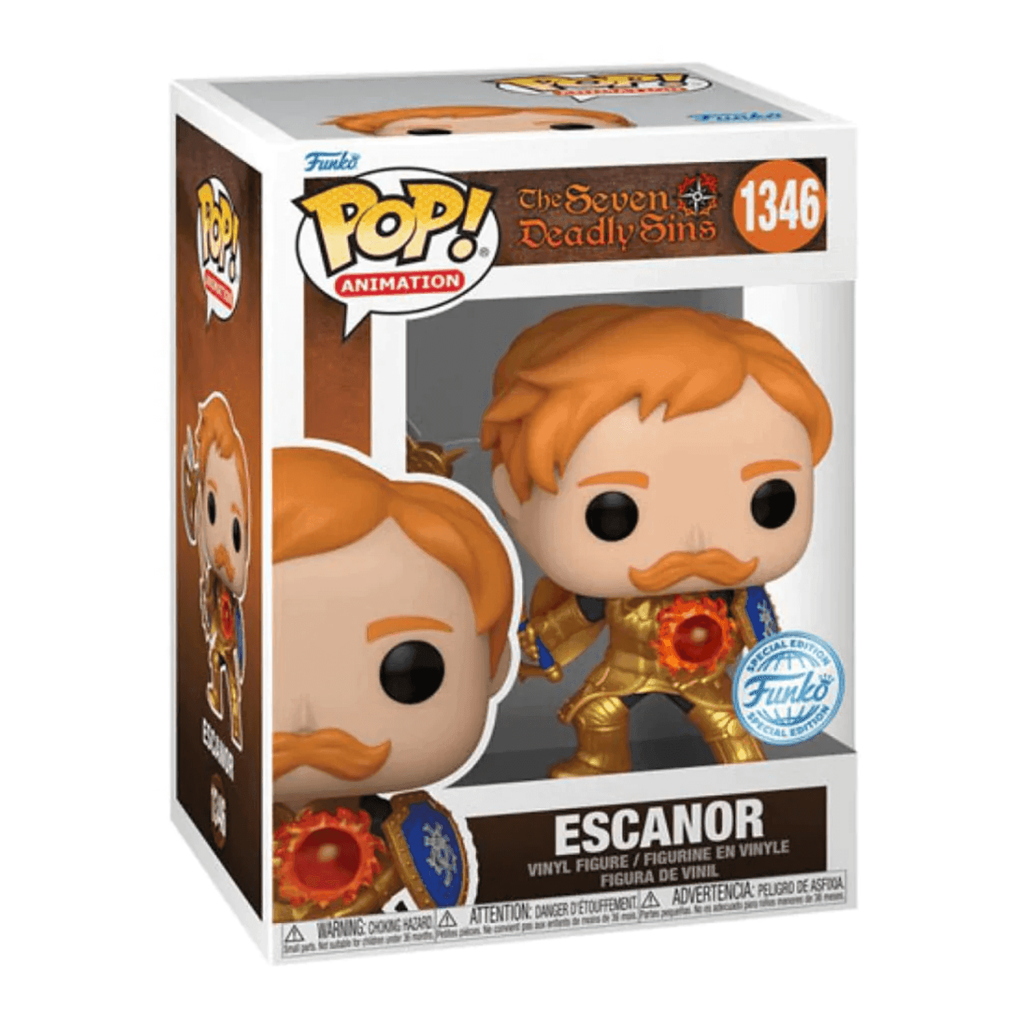 Funko Pop! Animation: Seven Deadly Sin - Escanor with CS and Axe (MT)(Exc) - #1346 - مجسمات أنمي Funko Pop! Animation: Seven Deadly Sin - Escanor with CS and Axe (MT)(Exc) - #1346 - مجسمات أنمي