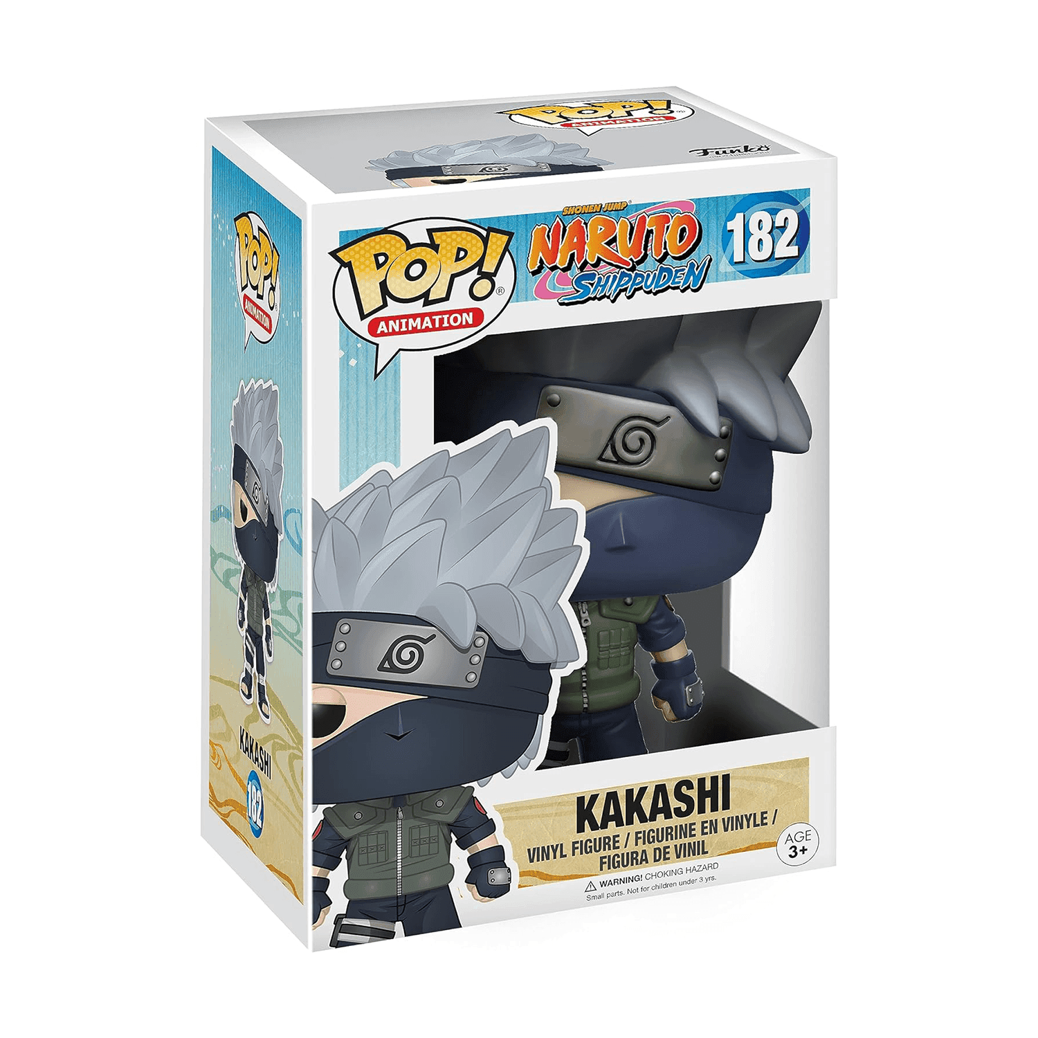 Funko Pop! Anime-Naruto- Shippuden-Kakashi #182 - مجسمات انمي Funko Pop! Anime-Naruto- Shippuden-Kakashi #182 - مجسمات انمي