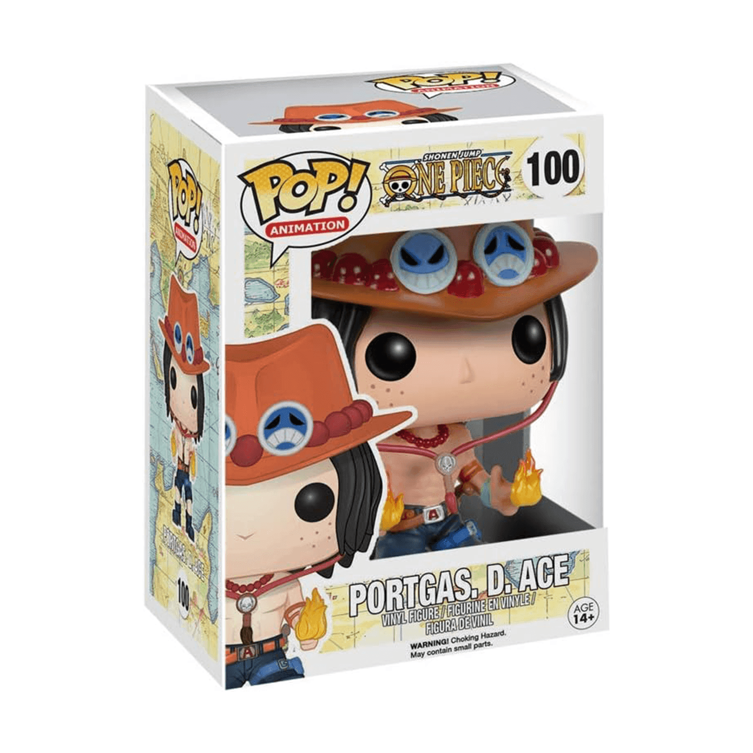 Funko Pop! Anime One Piece - Portgas D. Ace #100 - مجسمات انمي Funko Pop! Anime One Piece - Portgas D. Ace #100 - مجسمات انمي