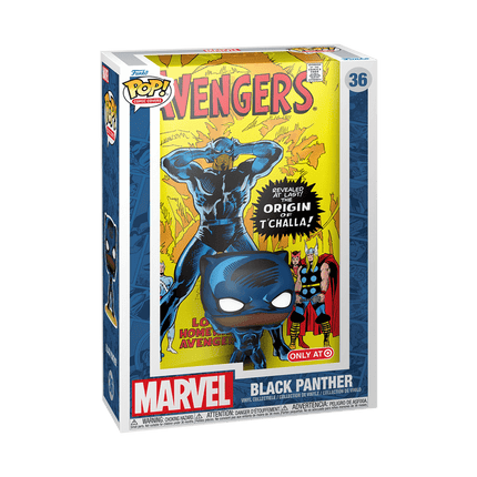 Funko Pop! Comic Covers Black Panther Avengers #87 - مجسمات أنمي